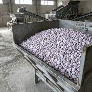 Галька Біло-Бузова Lilac (Туреччина) — фото виробництва та кар’єру