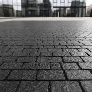Гранітна Бруківка Колота Габро — фото в інтер’єрі