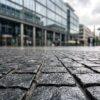 Гранітна Бруківка Колота Габро (буханець) Размір 200-100-100 мм — фото в інтер’єрі